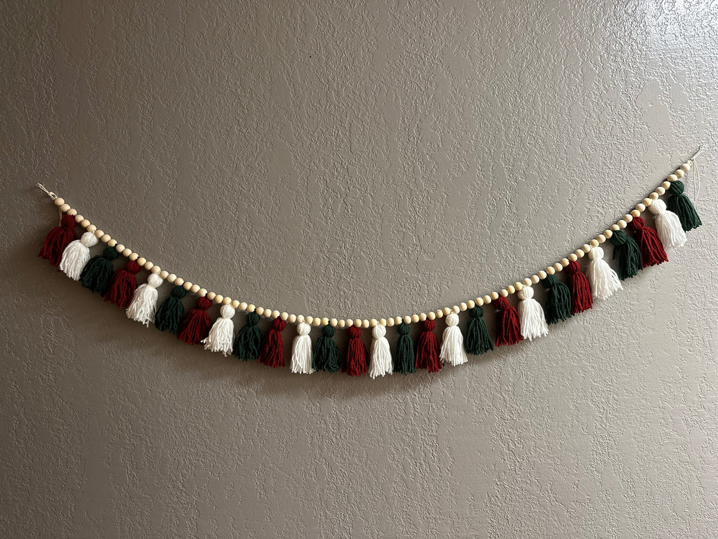 Christmas Tassel Garland