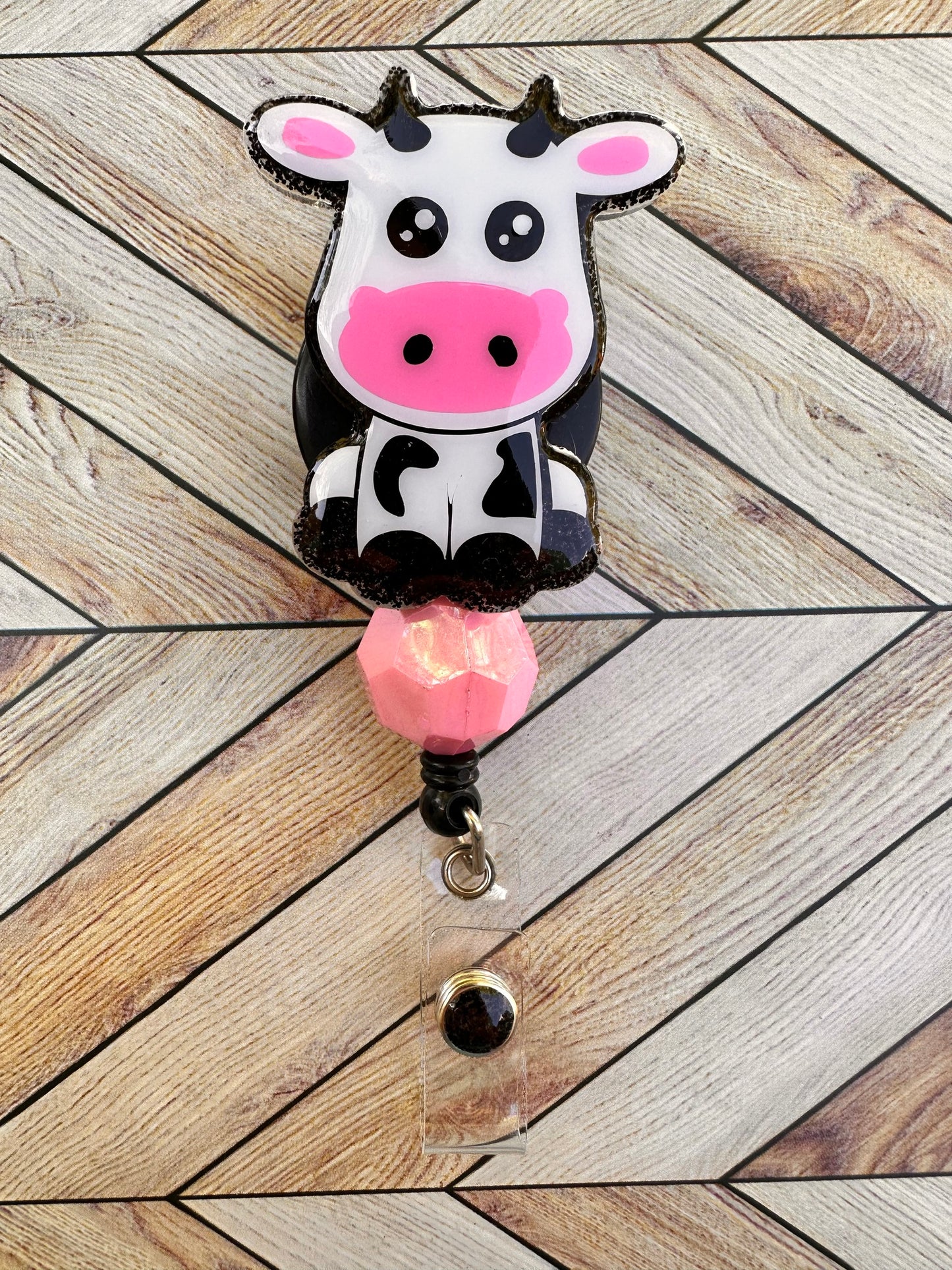 Cow Badge Reel