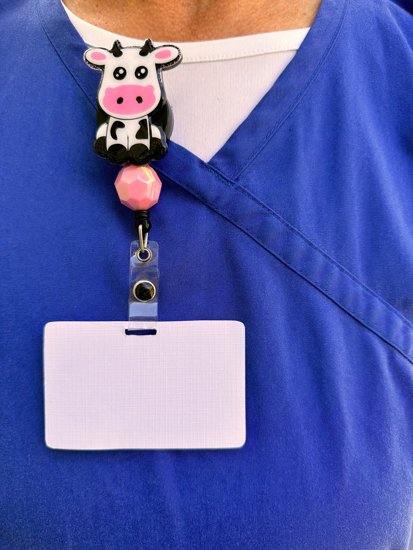 Cow Badge Reel