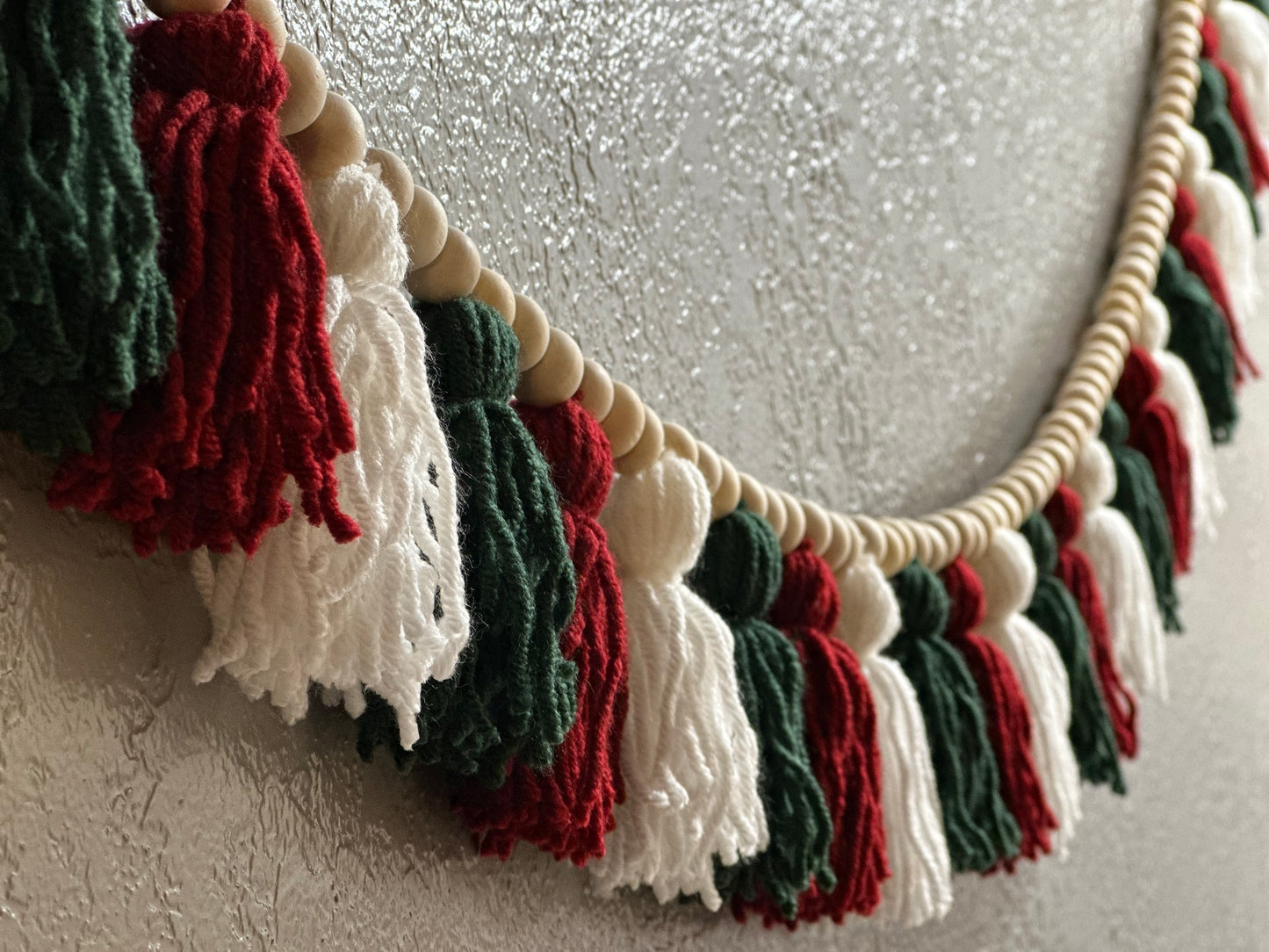 Christmas Tassel Garland