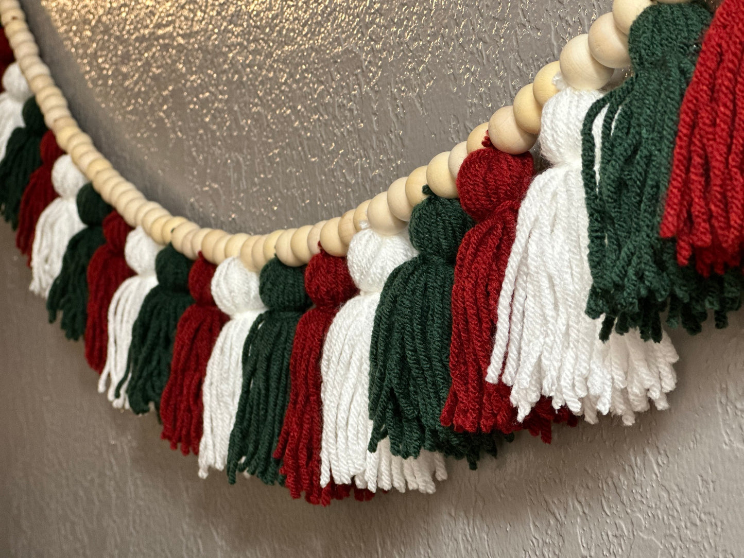 Christmas Tassel Garland