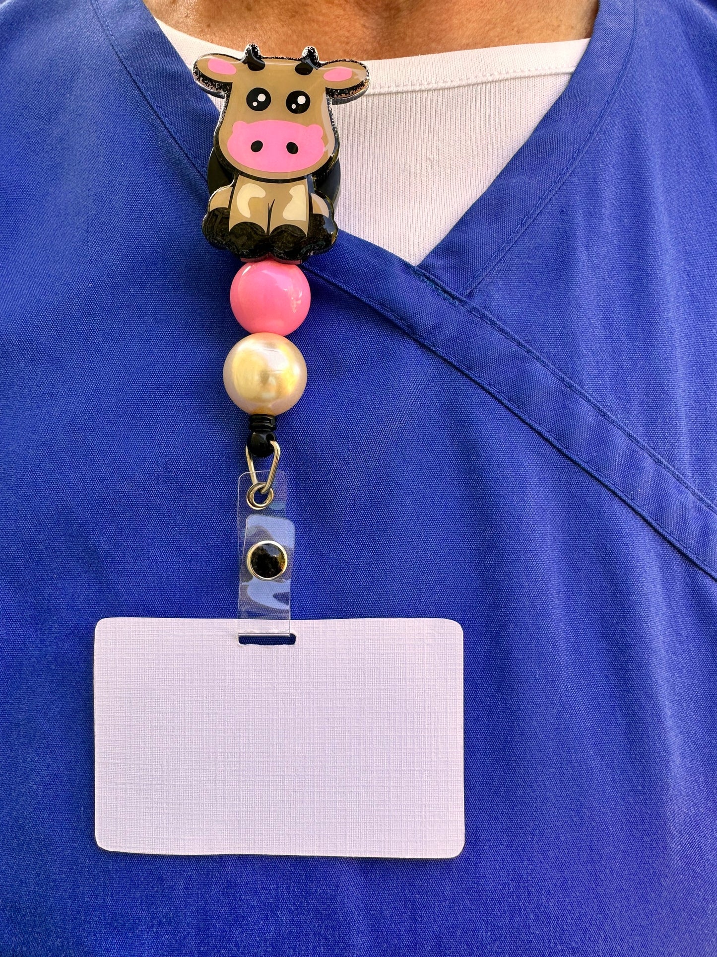 Cow Badge Reel