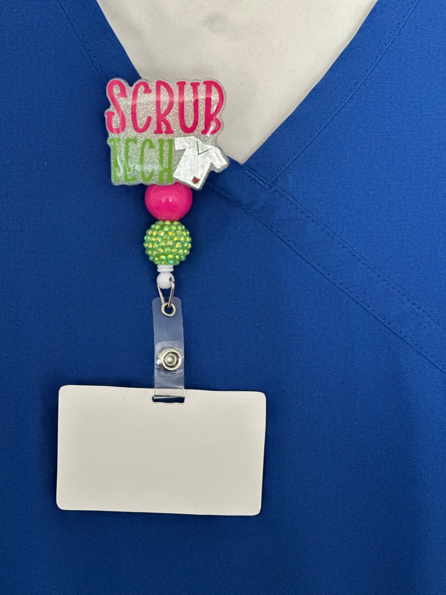 Scrub Tech Badge Reel