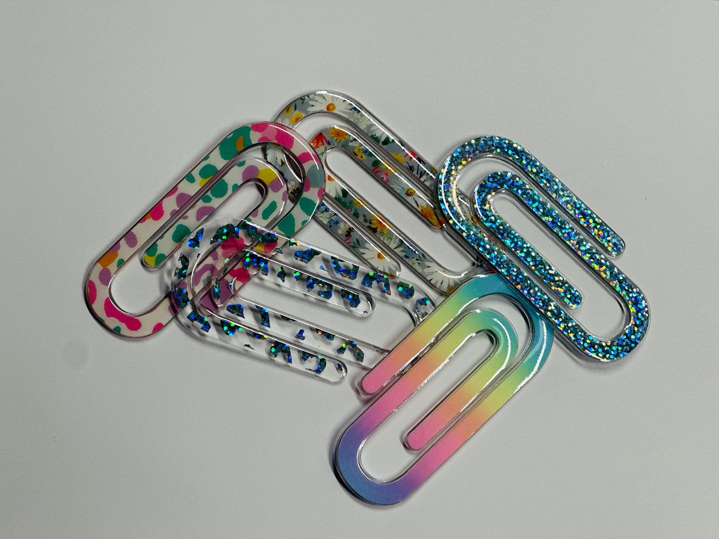 Acrylic Paper Clip/ Bookmark