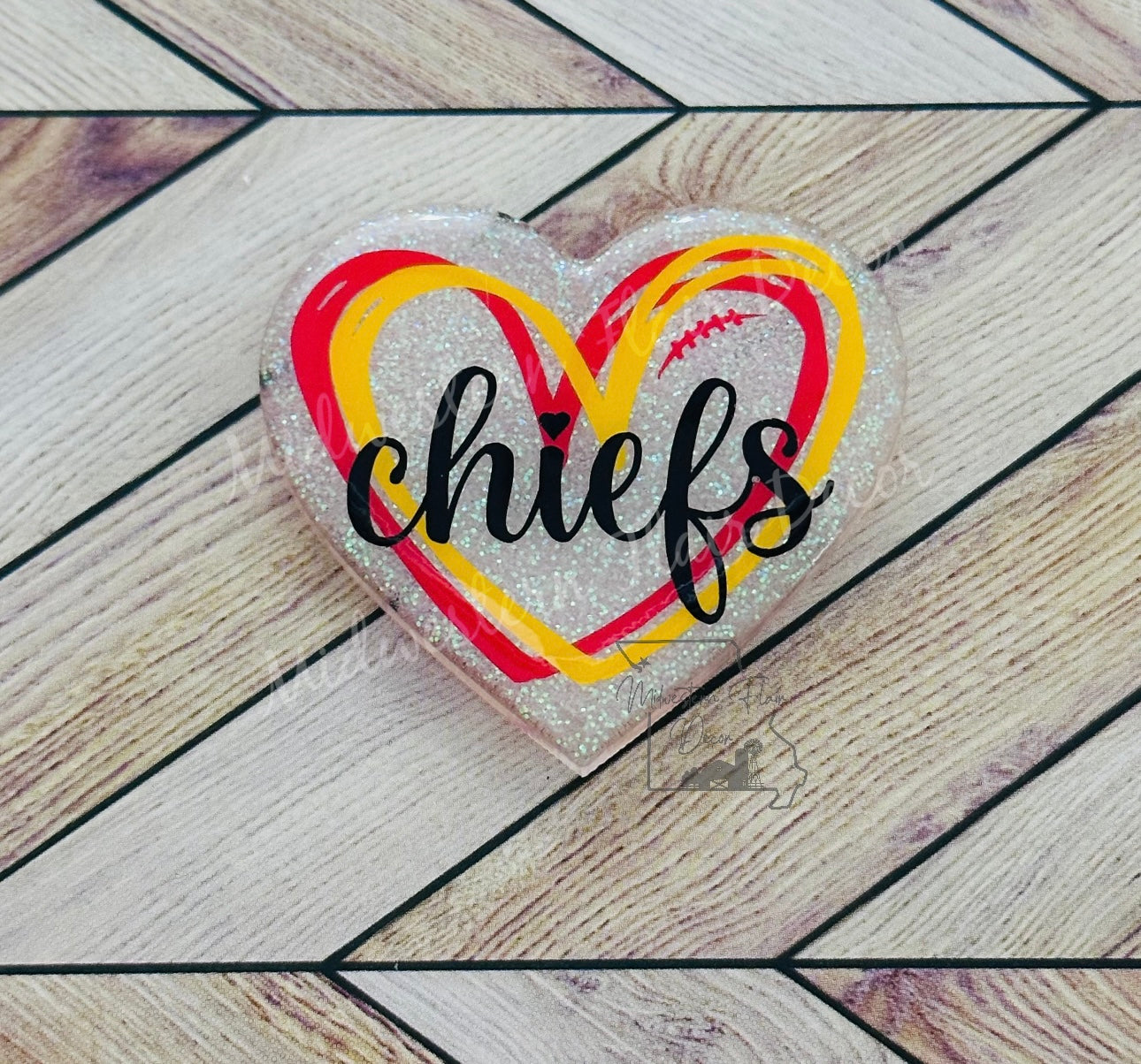 Double Layered Chiefs Heart