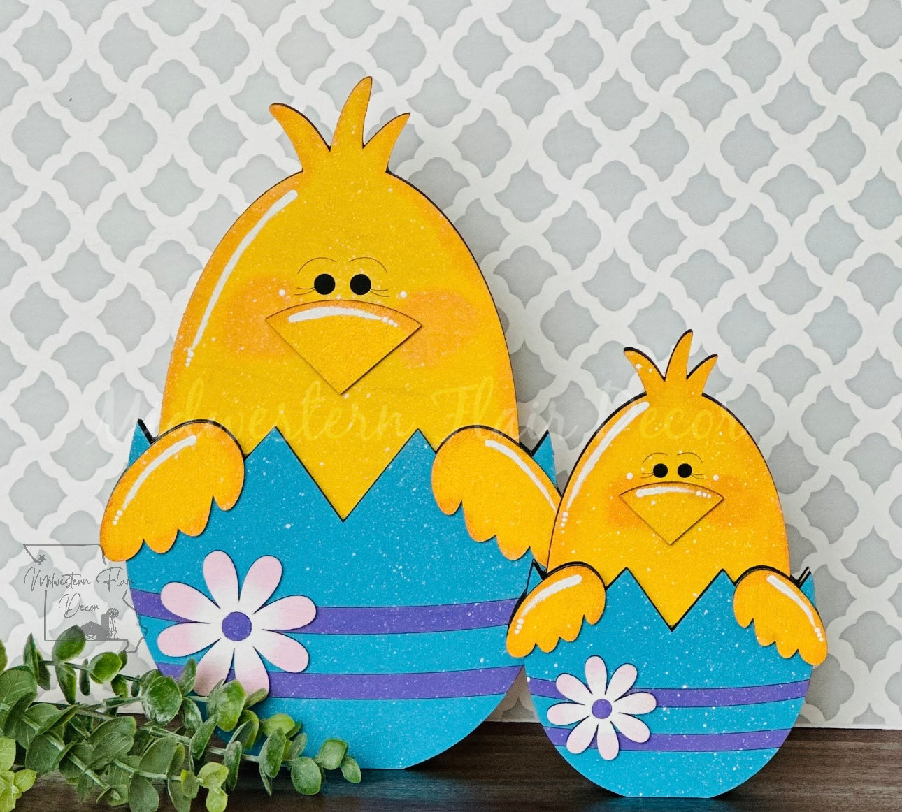 Bunny & Chick Egg Sitters