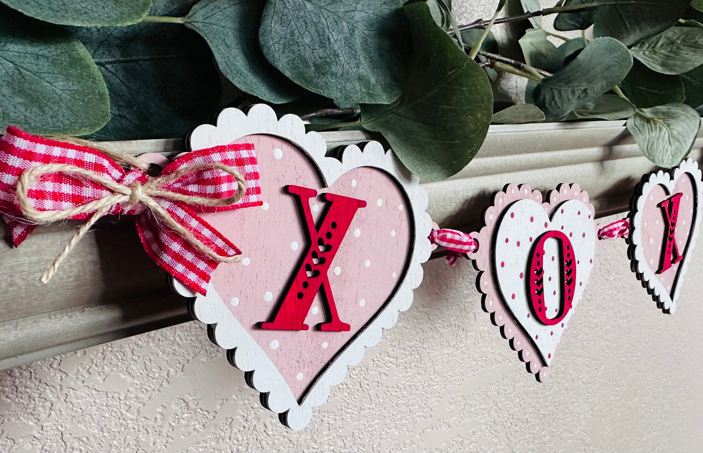 XOXO Valentine Banner