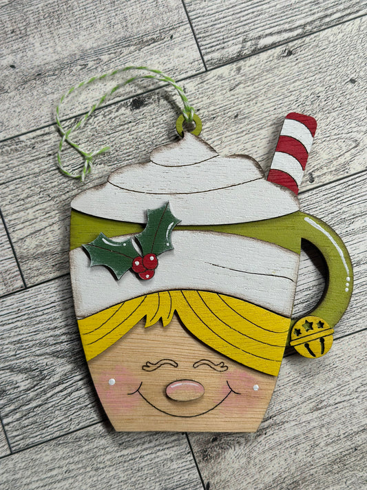 Cocoa Ornament/ Gift Card Holder