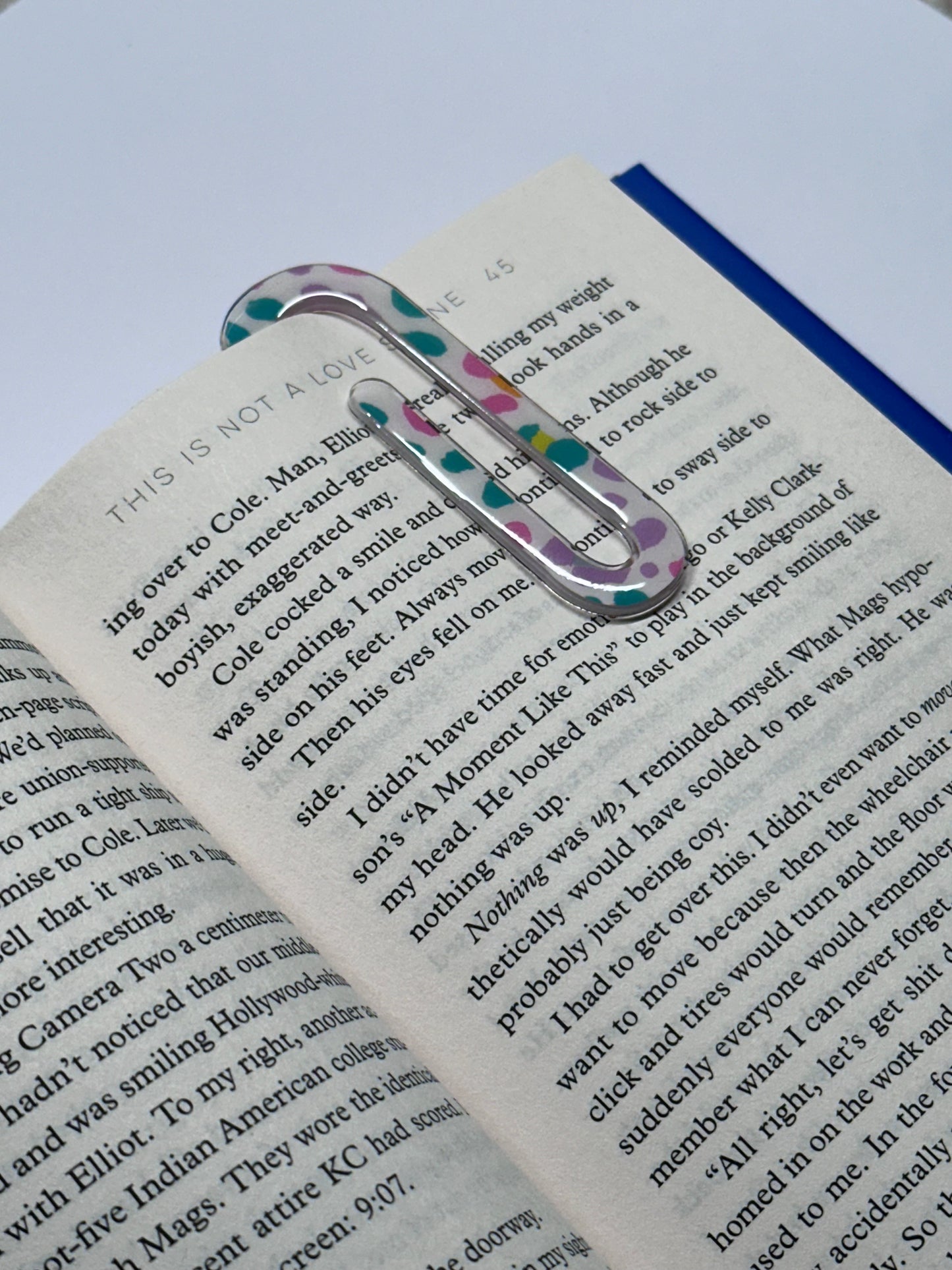Acrylic Paper Clip/ Bookmark