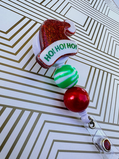 Santa Hat Badge Reel