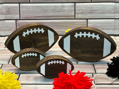 Wooden Footballs