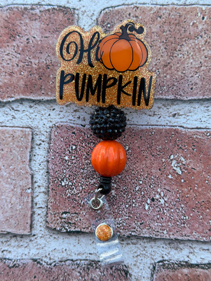 Hi Pumpkin Badge Reel