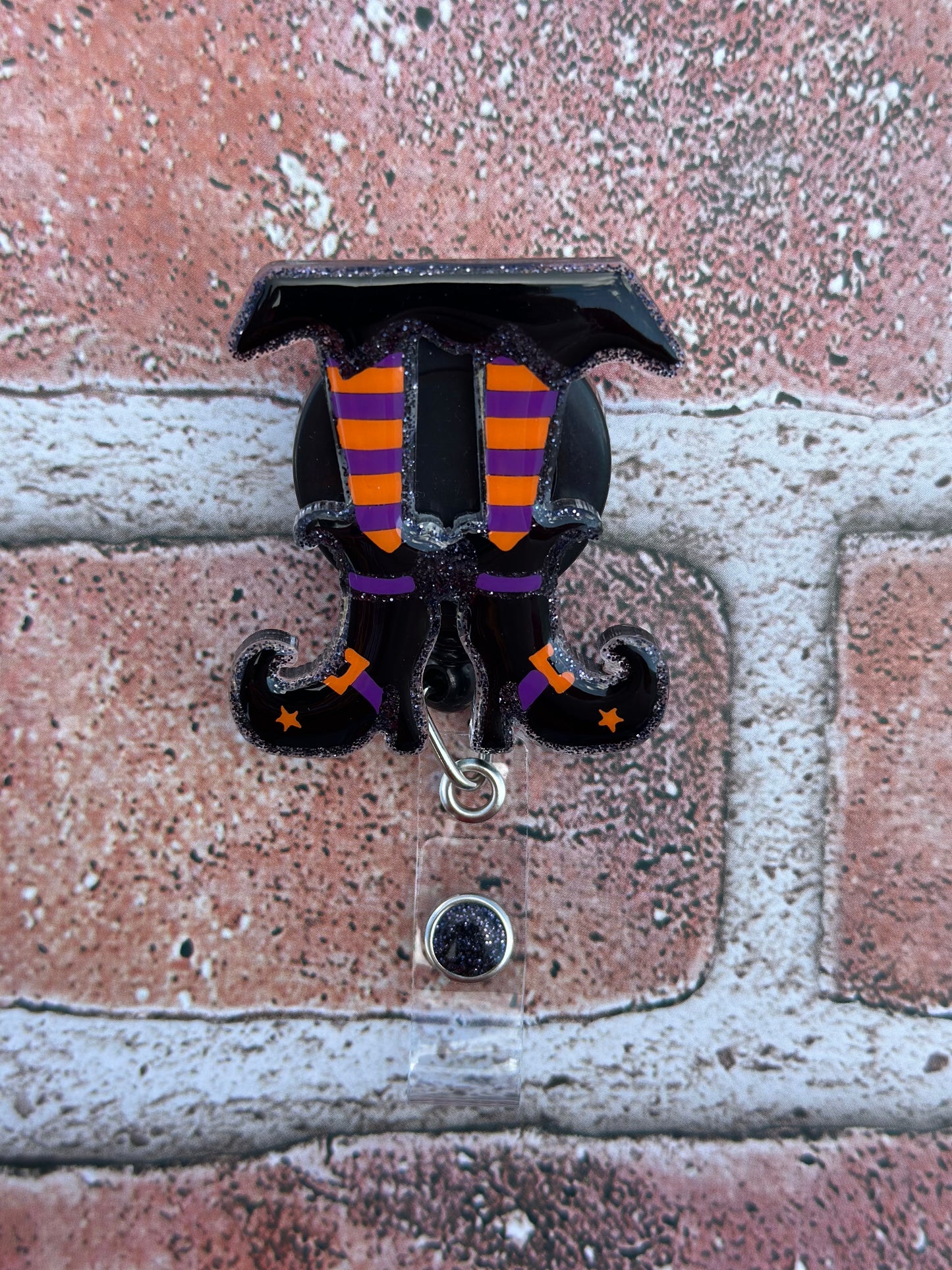 Witch Feet Badge Reel