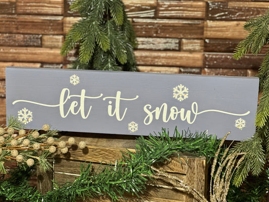 Let It Snow Sign