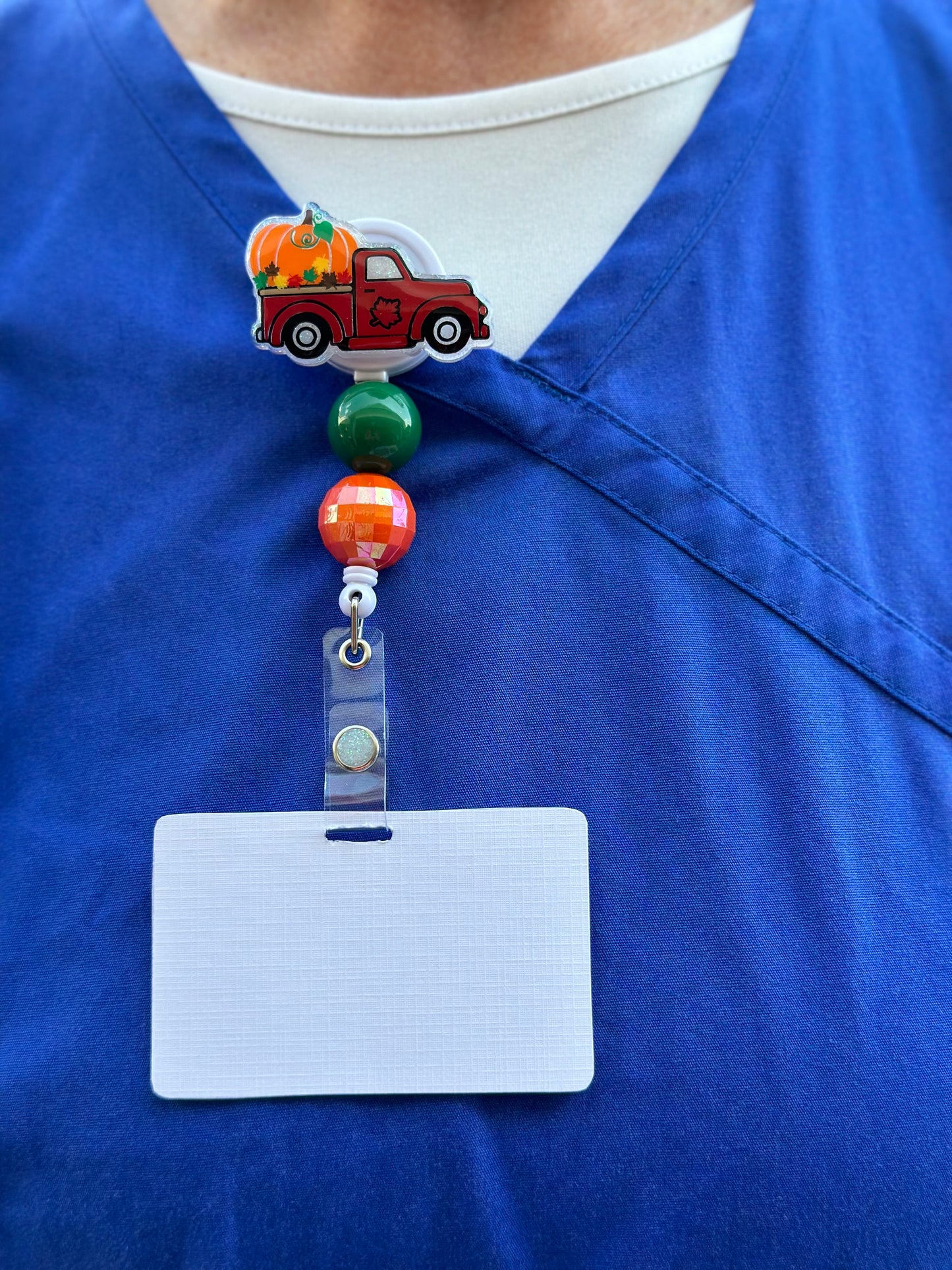 Fall Truck Badge Reel