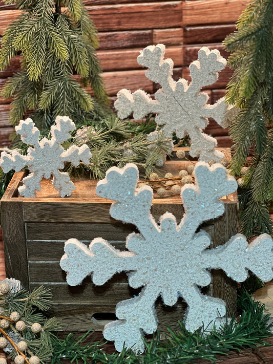 Wooden Snowflakes