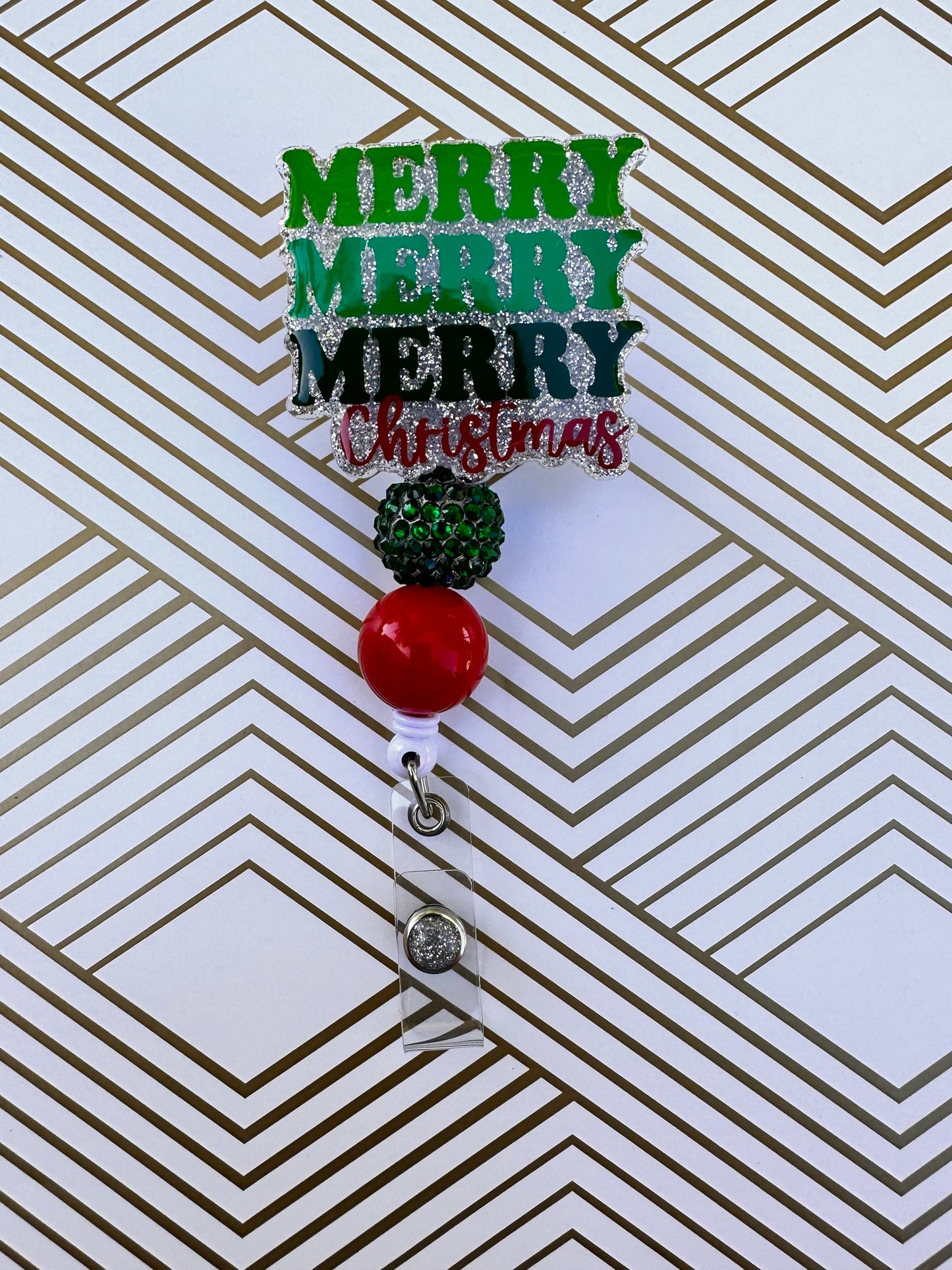 Merry Christmas Badge Reel