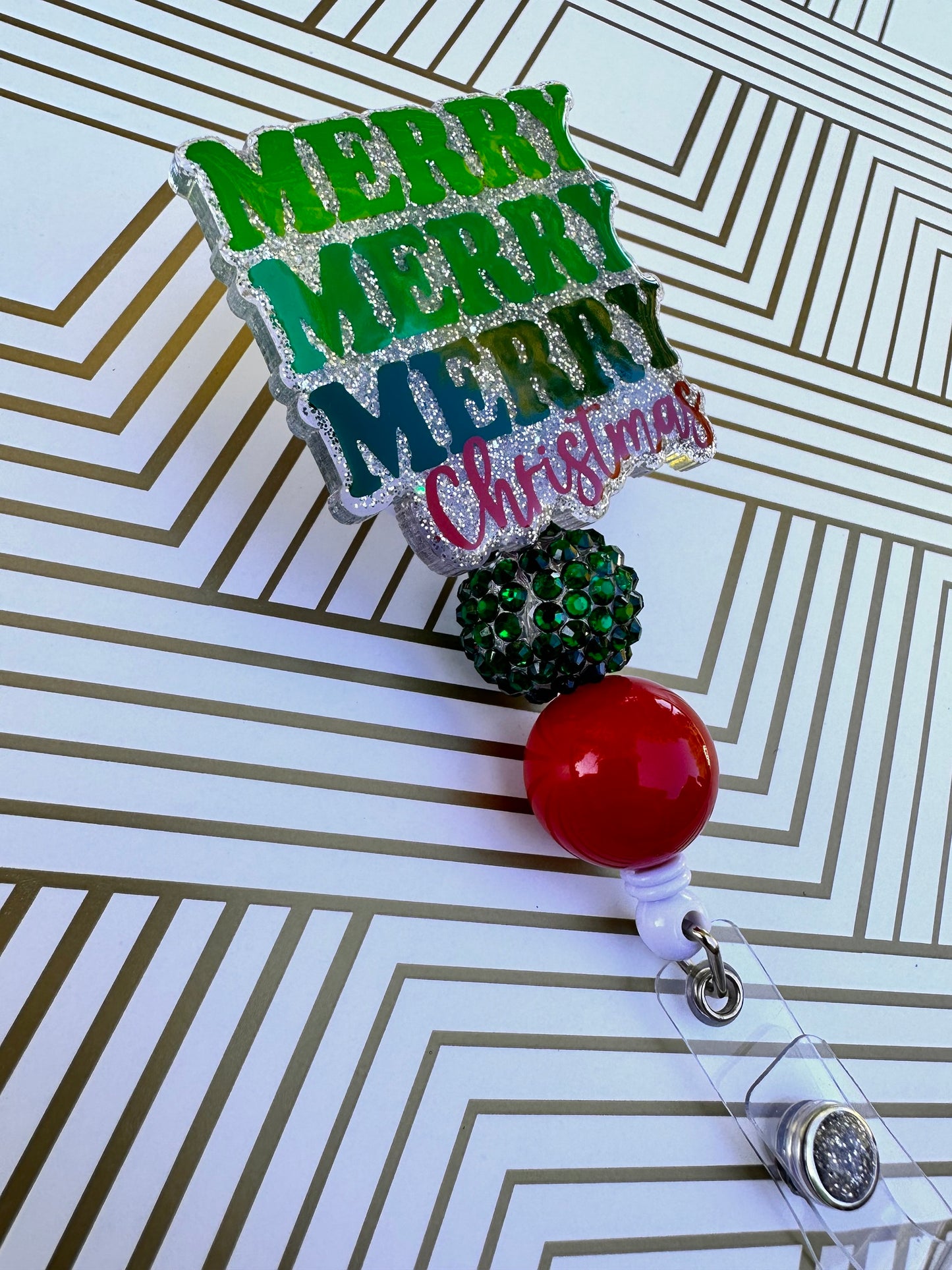 Merry Christmas Badge Reel