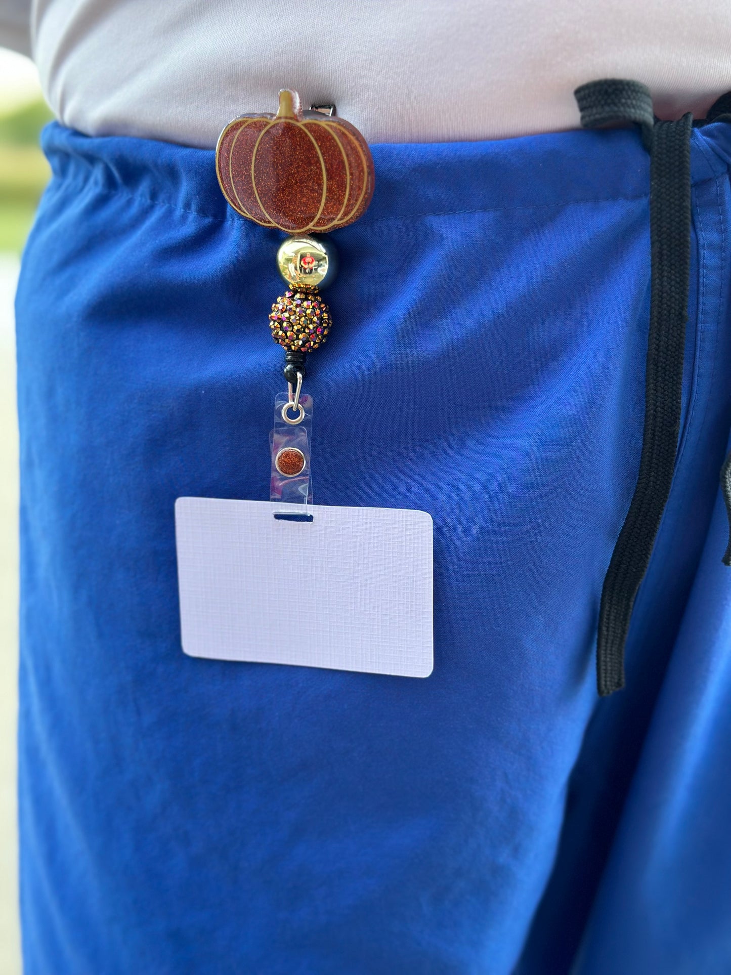 Pumpkin Badge Reel