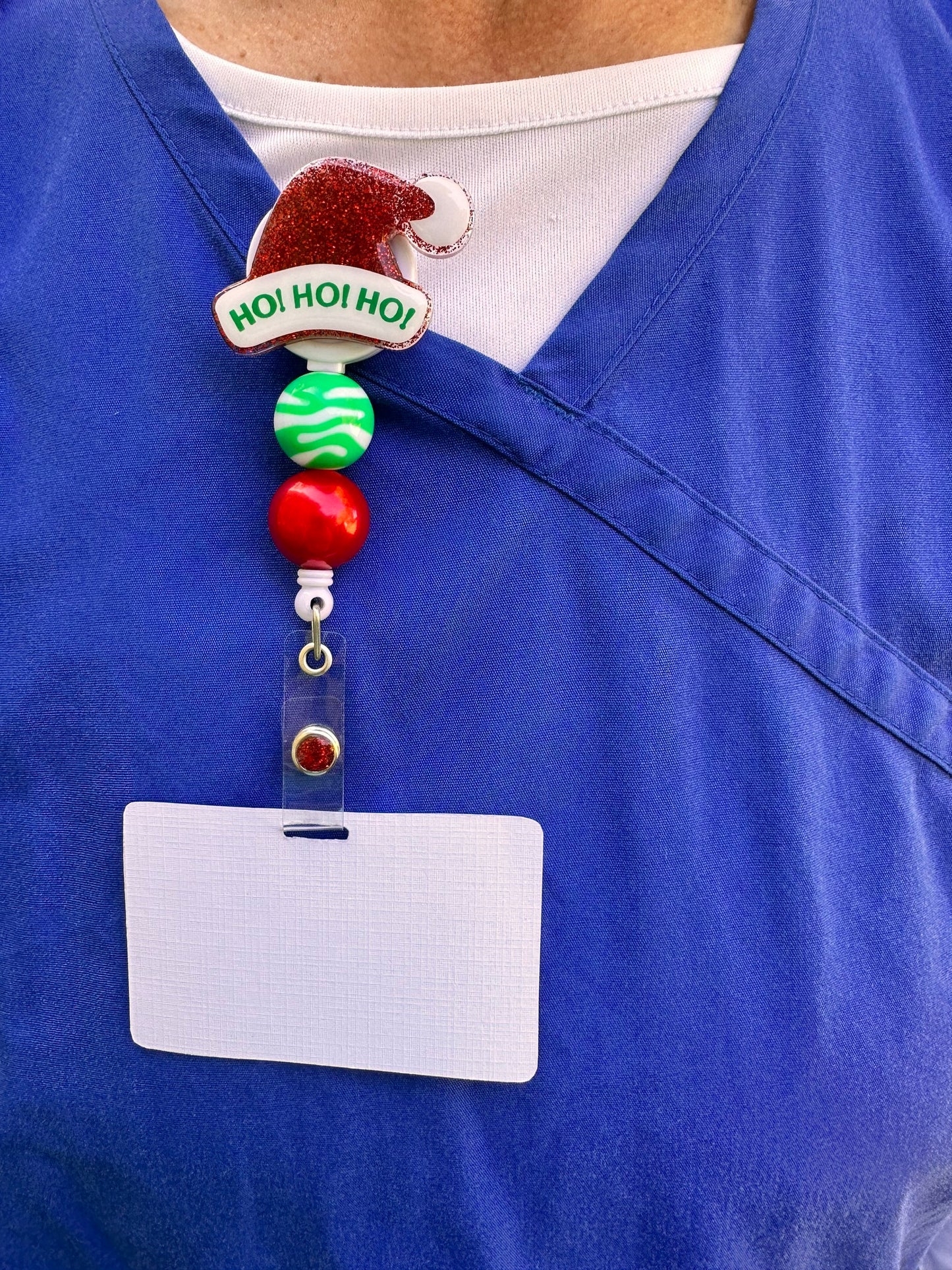 Santa Hat Badge Reel