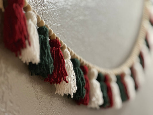 Christmas Tassel Garland