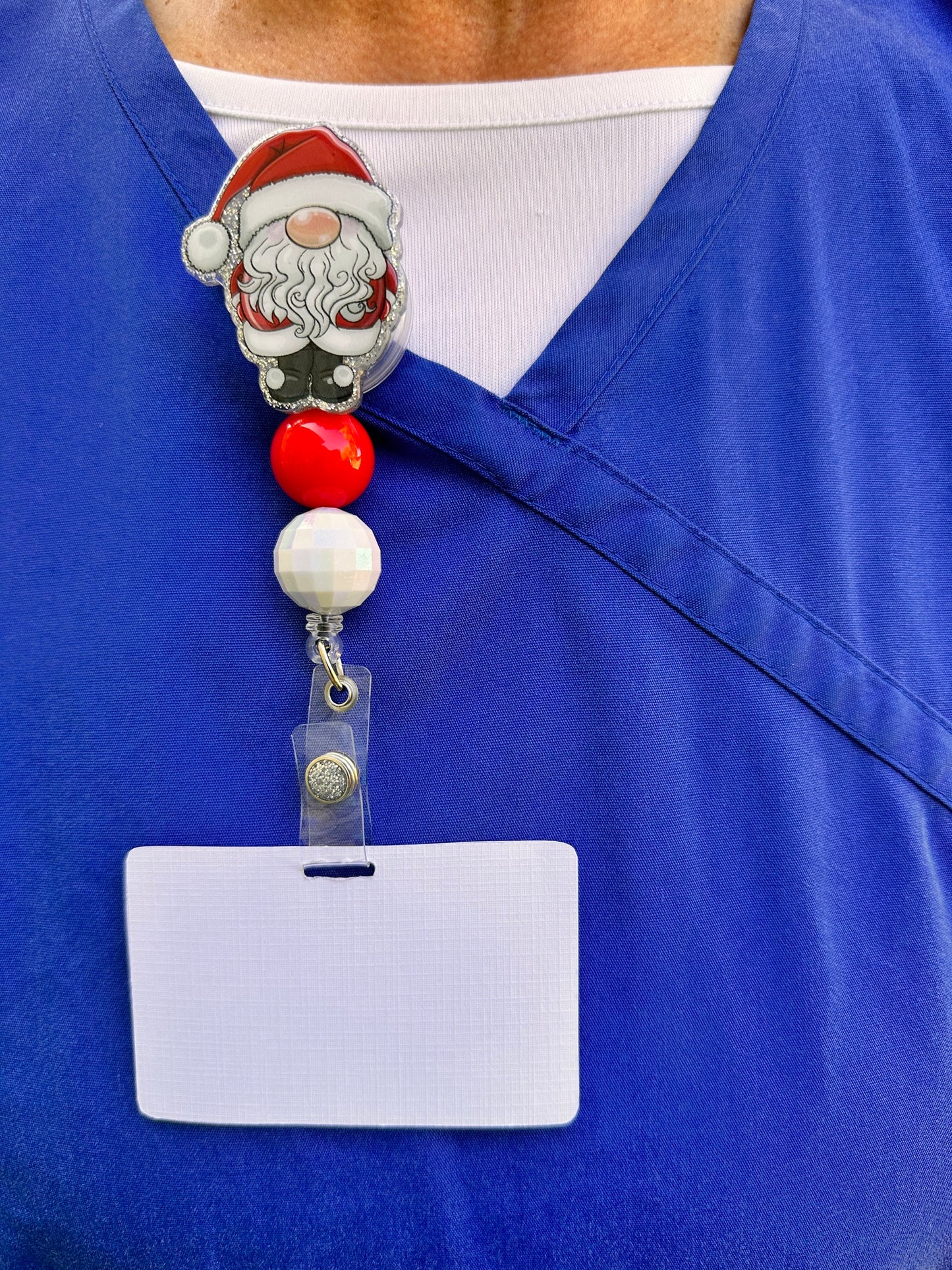 Santa Gnome Badge Reel