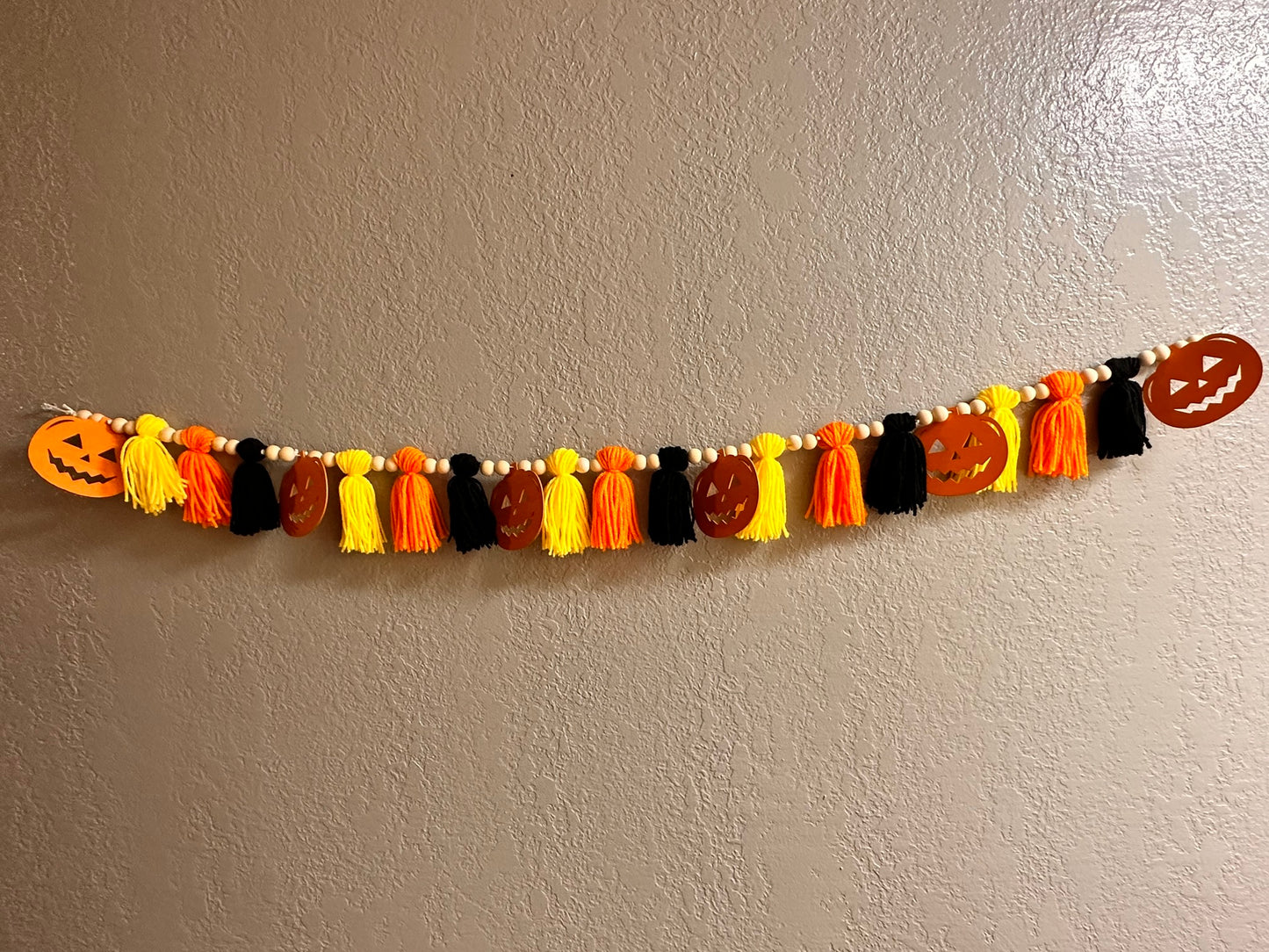 Pumpkin Tassel Garland