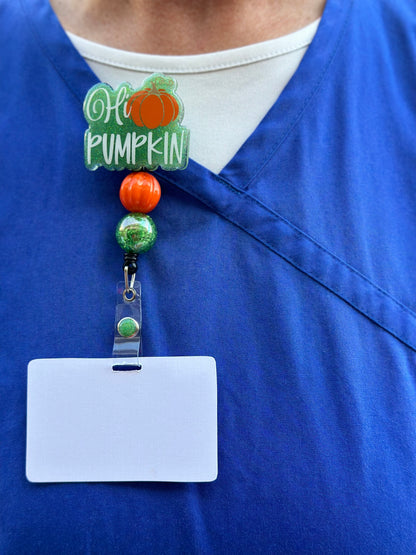 Hi Pumpkin Badge Reel