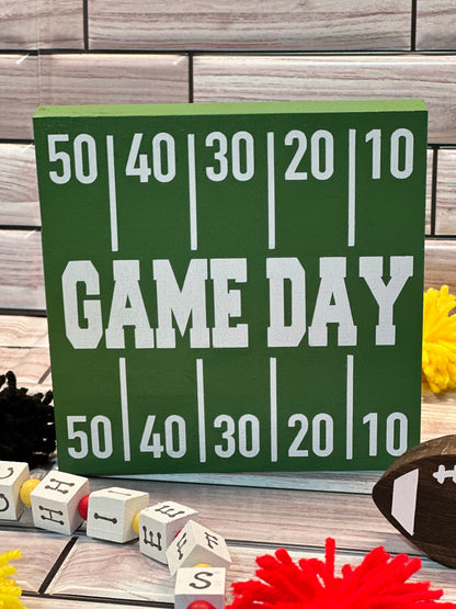 Game Day Wooden Sign