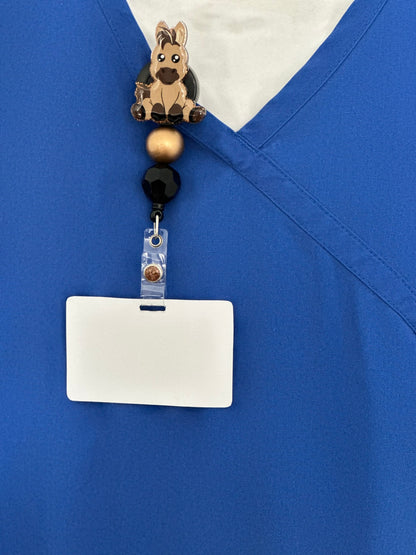 Horse Badge Reel