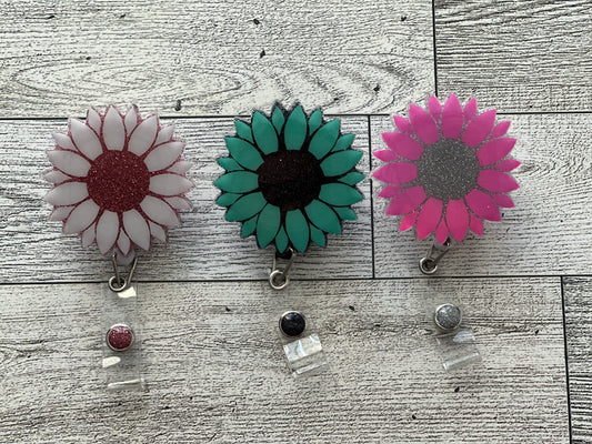 Sunflower Badge Reel