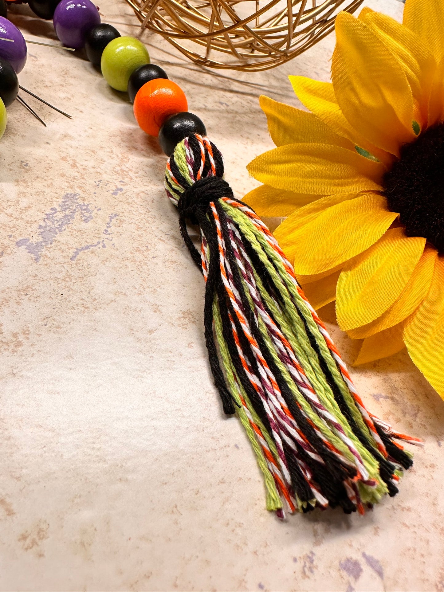 Trick or Treat Beaded Garland