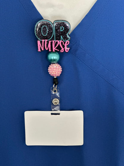 OR Nurse Badge Reel