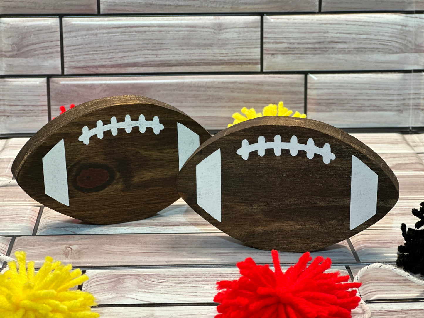 Wooden Footballs