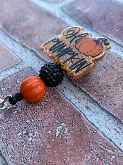 Hi Pumpkin Badge Reel