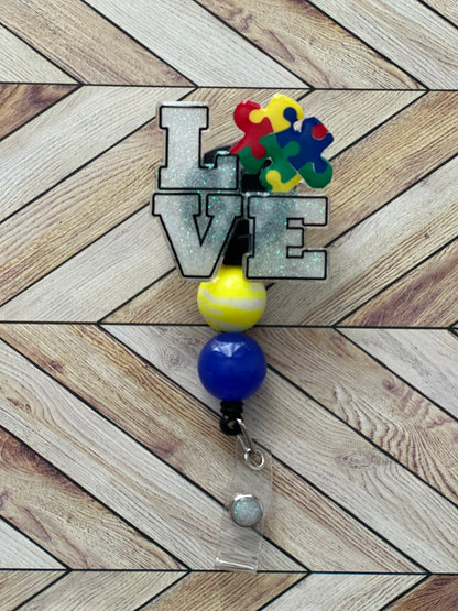 Love Autism Badge Reel