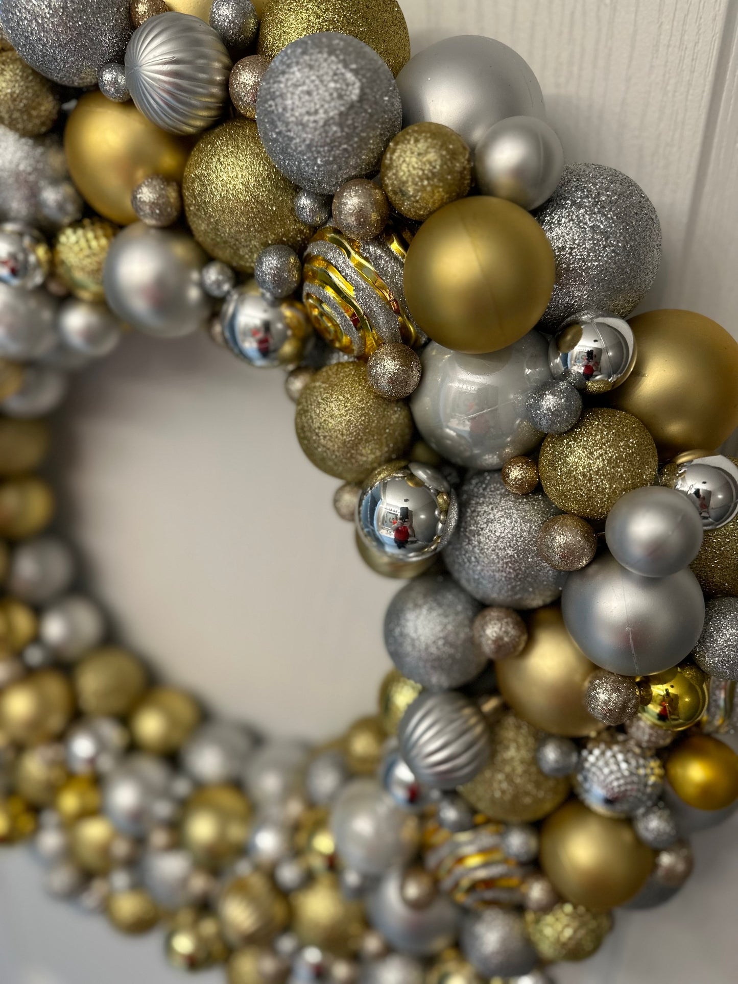 Gold/Silver Ornament Wreath