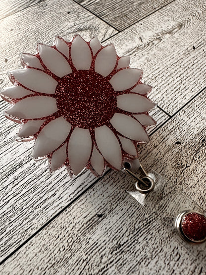 Sunflower Badge Reel