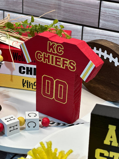 KC Chiefs Wooden Jersey