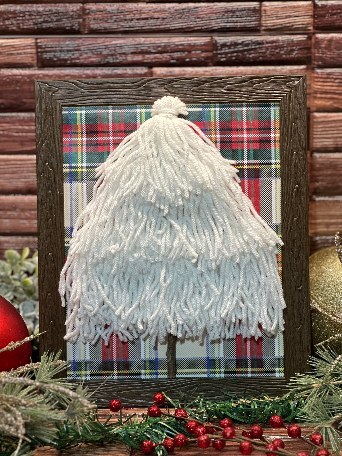 Tassel Christmas Tree Frame