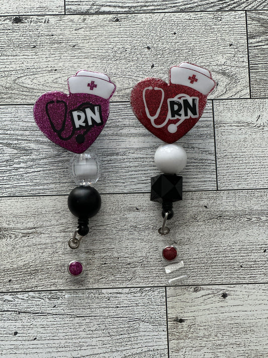 RN Heart Badge Reel