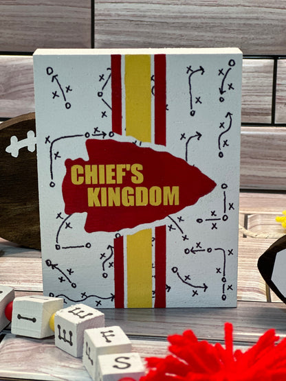 Chief's Kingdom Wooden Sign