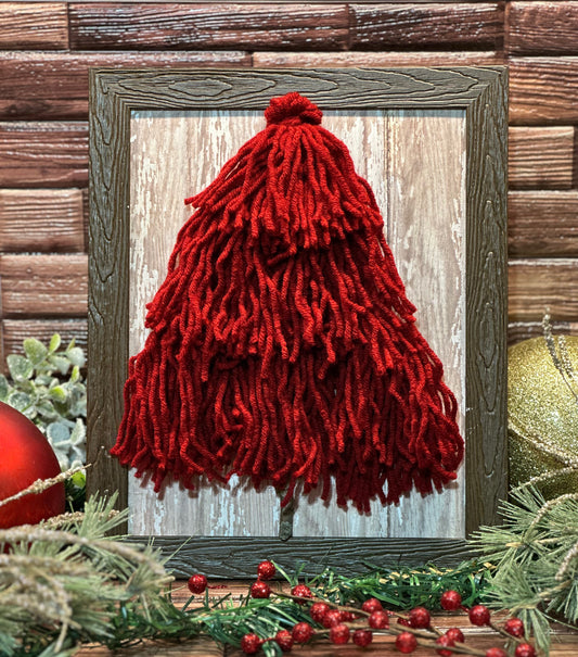 Tassel Christmas Tree Frame