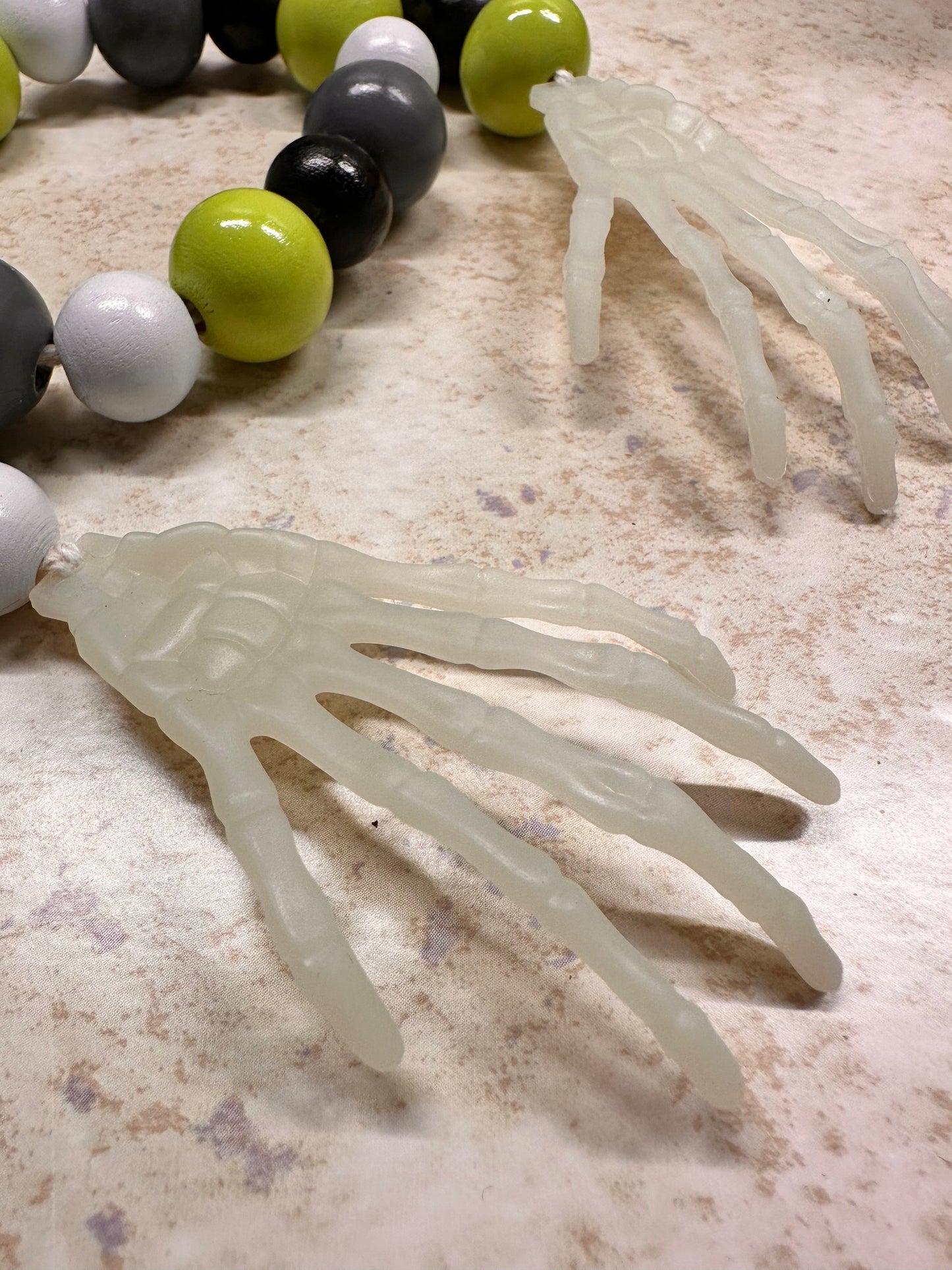 Skeleton Hands Beaded Garland