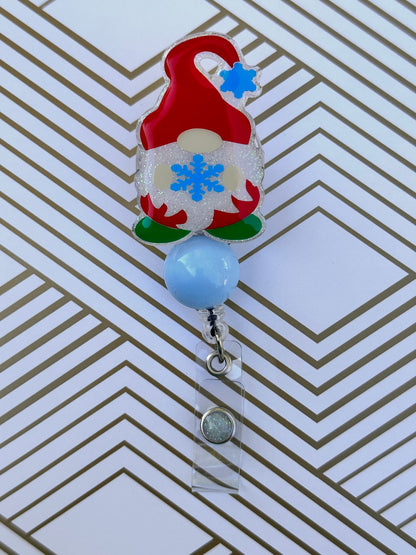 Snowflake Gnome Badge Reel