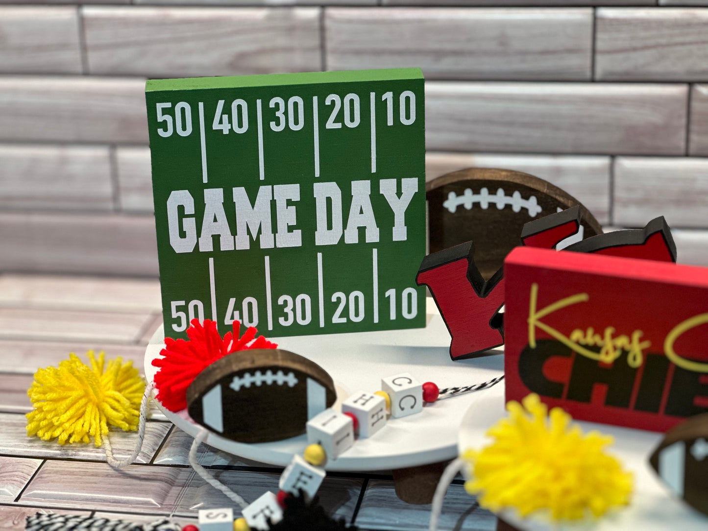 Game Day Wooden Sign