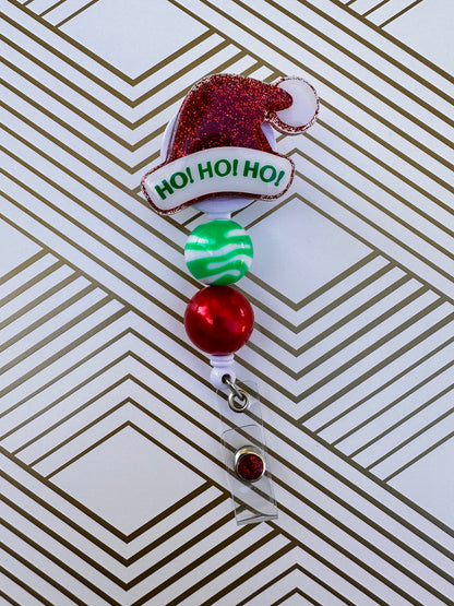 Santa Hat Badge Reel