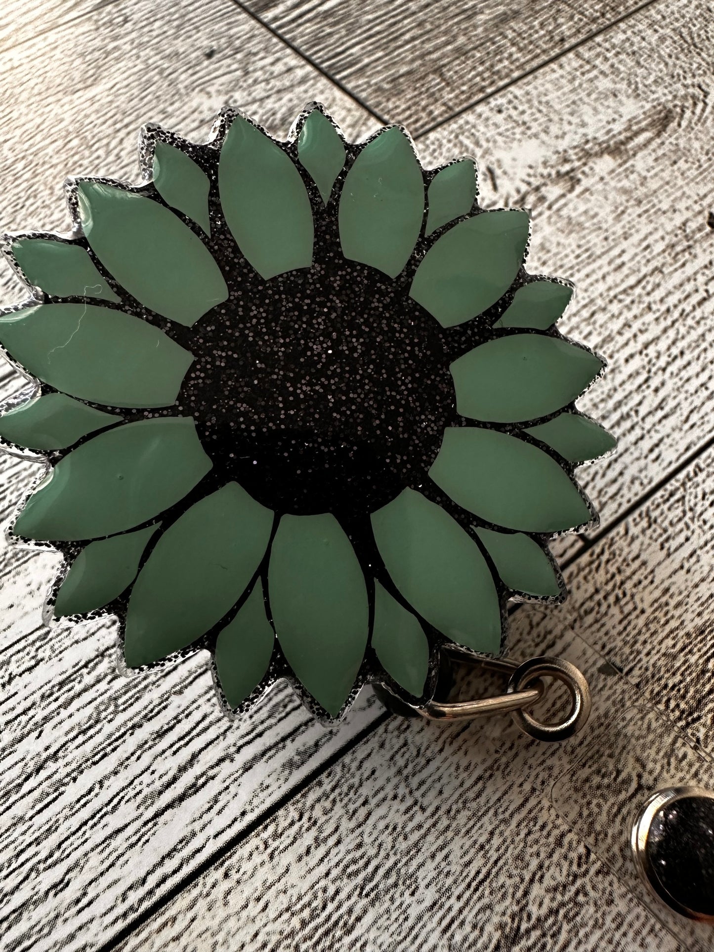 Sunflower Badge Reel