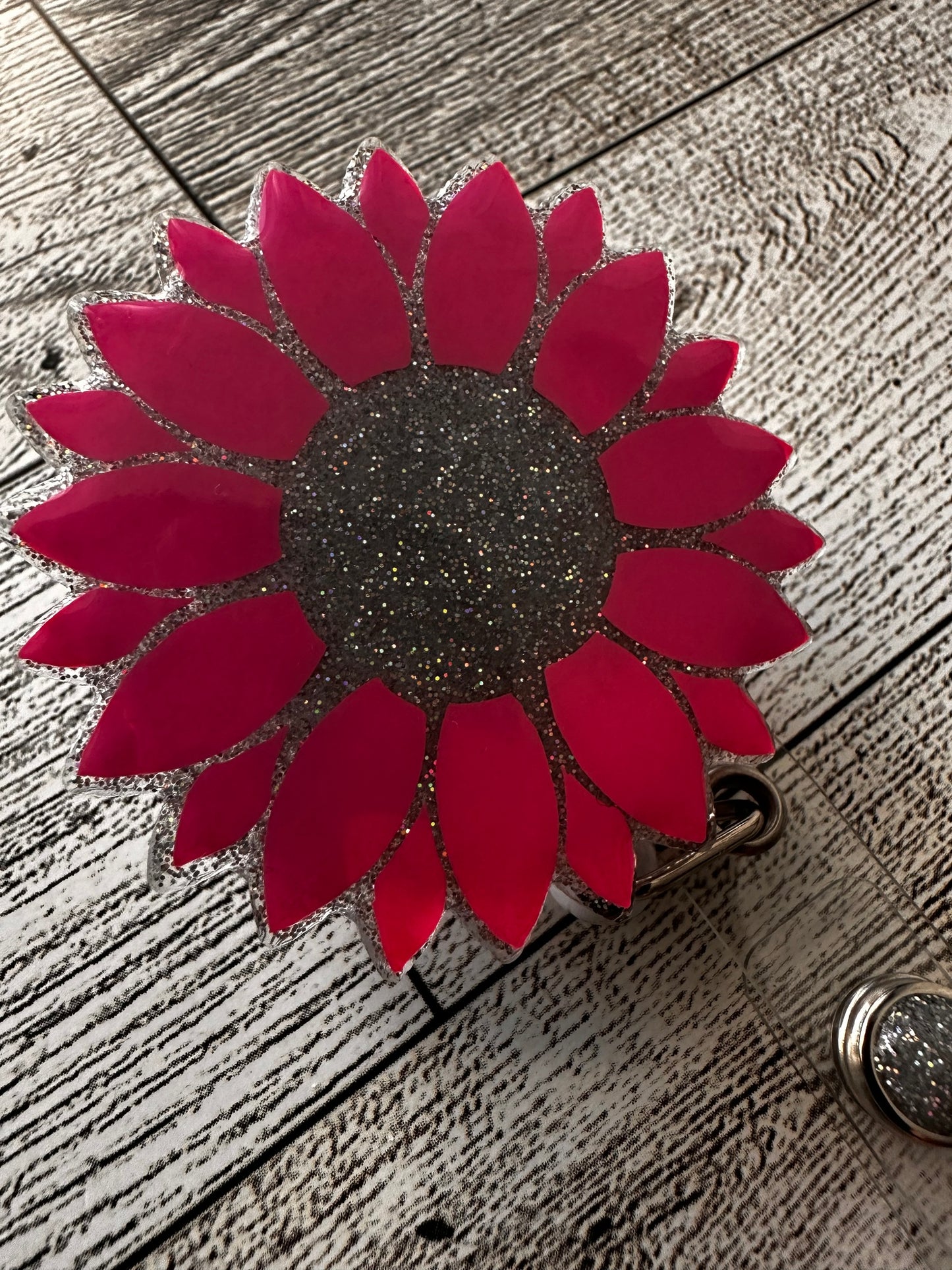 Sunflower Badge Reel