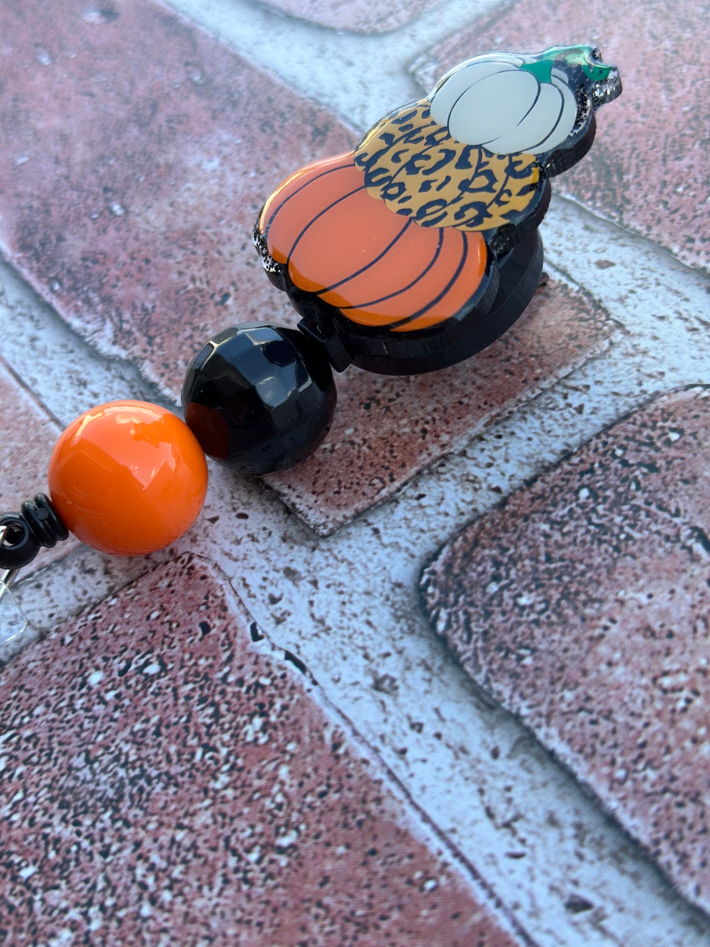 Stacked Pumpkins Badge Reel